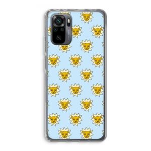 CaseCompany Leeuwenkoppen: Xiaomi Redmi Note 10 Pro Transparant Hoesje