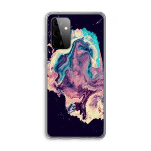 CaseCompany Cosmic Silence: Samsung Galaxy A72 Transparant Hoesje