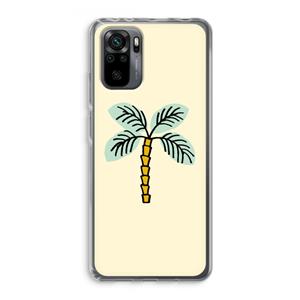 CaseCompany Palmboom: Xiaomi Redmi Note 10 Pro Transparant Hoesje