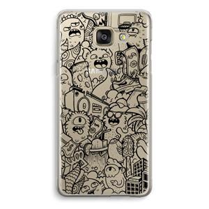 CaseCompany Vexx Black City : Samsung Galaxy A5 (2016) Transparant Hoesje