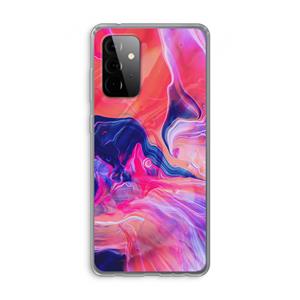 CaseCompany Earth And Ocean: Samsung Galaxy A72 Transparant Hoesje