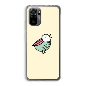 CaseCompany Birdy: Xiaomi Redmi Note 10 Pro Transparant Hoesje