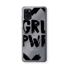 CaseCompany Girl Power #2: Samsung Galaxy A31 Transparant Hoesje