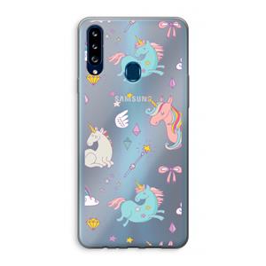 CaseCompany Fantasiewereld: Samsung Galaxy A20s Transparant Hoesje