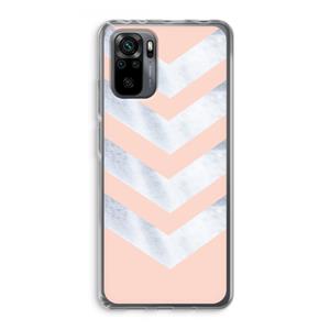CaseCompany Marmeren pijlen: Xiaomi Redmi Note 10 Pro Transparant Hoesje