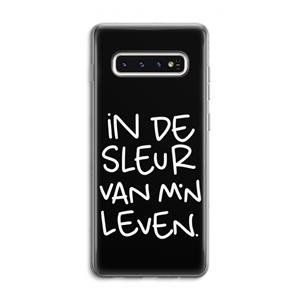 CaseCompany De Sleur: Samsung Galaxy S10 4G Transparant Hoesje