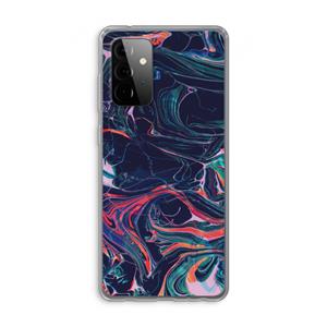 CaseCompany Light Years Beyond: Samsung Galaxy A72 Transparant Hoesje