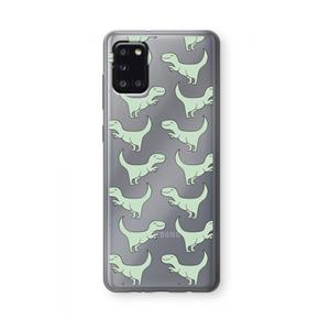 CaseCompany Dinos: Samsung Galaxy A31 Transparant Hoesje