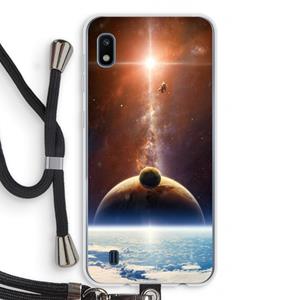 CaseCompany Omicron 2019: Samsung Galaxy A10 Transparant Hoesje met koord