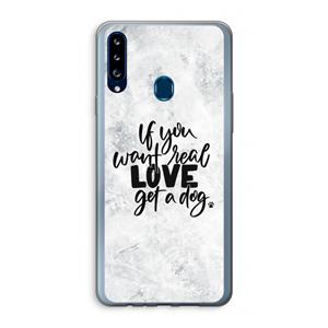 CaseCompany Partner in crime: Samsung Galaxy A20s Transparant Hoesje