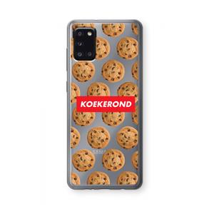CaseCompany Koekerond: Samsung Galaxy A31 Transparant Hoesje