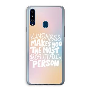 CaseCompany The prettiest: Samsung Galaxy A20s Transparant Hoesje