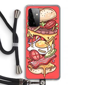 CaseCompany Diet Coke Please: Samsung Galaxy A72 5G Transparant Hoesje met koord