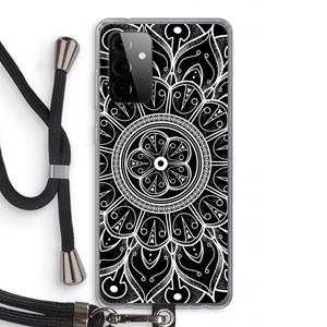 CaseCompany Roses Are Red: Samsung Galaxy A72 5G Transparant Hoesje met koord