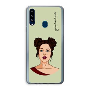 CaseCompany Pop-Art Creator: Samsung Galaxy A20s Transparant Hoesje