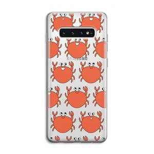 CaseCompany Krab: Samsung Galaxy S10 4G Transparant Hoesje