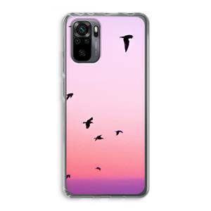 CaseCompany Fly away: Xiaomi Redmi Note 10 Pro Transparant Hoesje