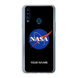 CaseCompany NASA: Samsung Galaxy A20s Transparant Hoesje
