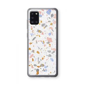 CaseCompany Terrazzo N°8: Samsung Galaxy A31 Transparant Hoesje