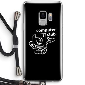 CaseCompany Floppyhead: Samsung Galaxy S9 Transparant Hoesje met koord