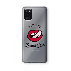 CaseCompany Badass Babes Club: Samsung Galaxy A31 Transparant Hoesje