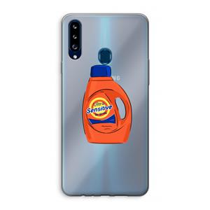 CaseCompany Ultra Sensitive: Samsung Galaxy A20s Transparant Hoesje
