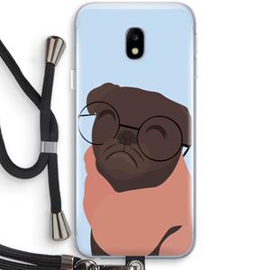 CaseCompany Ludo: Samsung Galaxy J3 (2017) Transparant Hoesje met koord