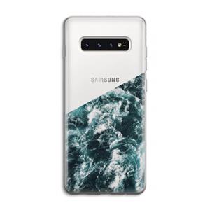CaseCompany Zee golf: Samsung Galaxy S10 4G Transparant Hoesje