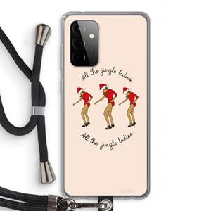 CaseCompany Jingle Ladies: Samsung Galaxy A72 5G Transparant Hoesje met koord