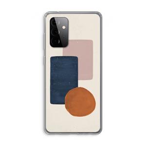 CaseCompany Geo #3: Samsung Galaxy A72 Transparant Hoesje