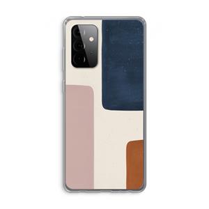 CaseCompany Geo #5: Samsung Galaxy A72 Transparant Hoesje