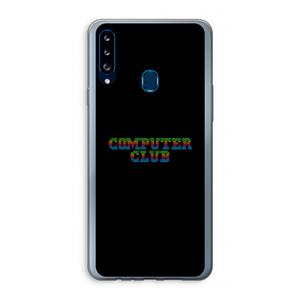 CaseCompany Retro: Samsung Galaxy A20s Transparant Hoesje