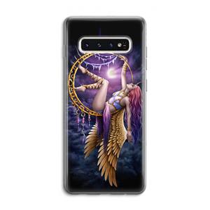 CaseCompany Aerial Angel: Samsung Galaxy S10 4G Transparant Hoesje