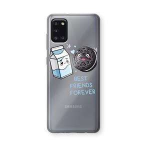 CaseCompany Best Friend Forever: Samsung Galaxy A31 Transparant Hoesje