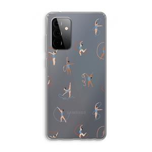 CaseCompany Dancing #3: Samsung Galaxy A72 Transparant Hoesje