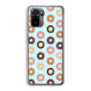 CaseCompany Donuts: Xiaomi Redmi Note 10 Pro Transparant Hoesje
