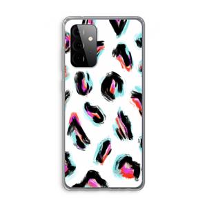 CaseCompany Cheetah color: Samsung Galaxy A72 Transparant Hoesje