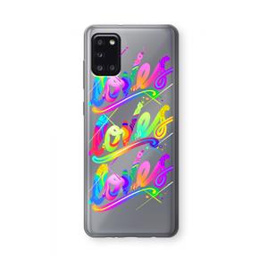 CaseCompany Loves: Samsung Galaxy A31 Transparant Hoesje