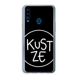 CaseCompany KUST ZE: Samsung Galaxy A20s Transparant Hoesje