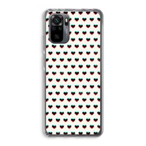 CaseCompany Hartjes: Xiaomi Redmi Note 10 Pro Transparant Hoesje