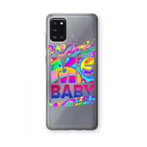 CaseCompany Touch Me: Samsung Galaxy A31 Transparant Hoesje