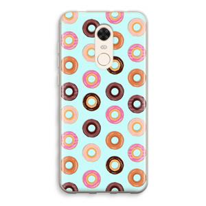 CaseCompany Donuts: Xiaomi Redmi 5 Transparant Hoesje