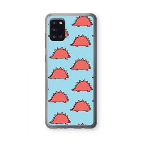 CaseCompany Dinosawrr: Samsung Galaxy A31 Transparant Hoesje