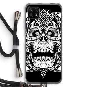CaseCompany Seek & Destroy: Samsung Galaxy A22 5G Transparant Hoesje met koord