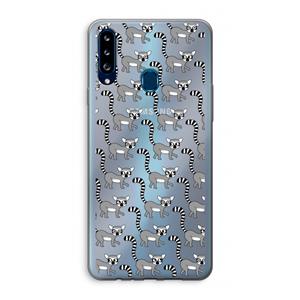 CaseCompany Makis: Samsung Galaxy A20s Transparant Hoesje