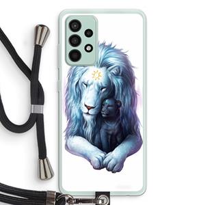 CaseCompany Child Of Light: Samsung Galaxy A52s 5G Transparant Hoesje met koord
