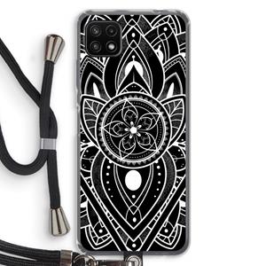 CaseCompany It's Complicated: Samsung Galaxy A22 5G Transparant Hoesje met koord
