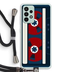 CaseCompany Here's your tape: Samsung Galaxy A52s 5G Transparant Hoesje met koord