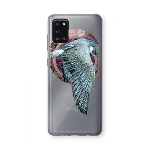 CaseCompany Golden Falcon: Samsung Galaxy A31 Transparant Hoesje