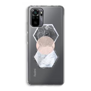 CaseCompany Creatieve toets: Xiaomi Redmi Note 10 Pro Transparant Hoesje